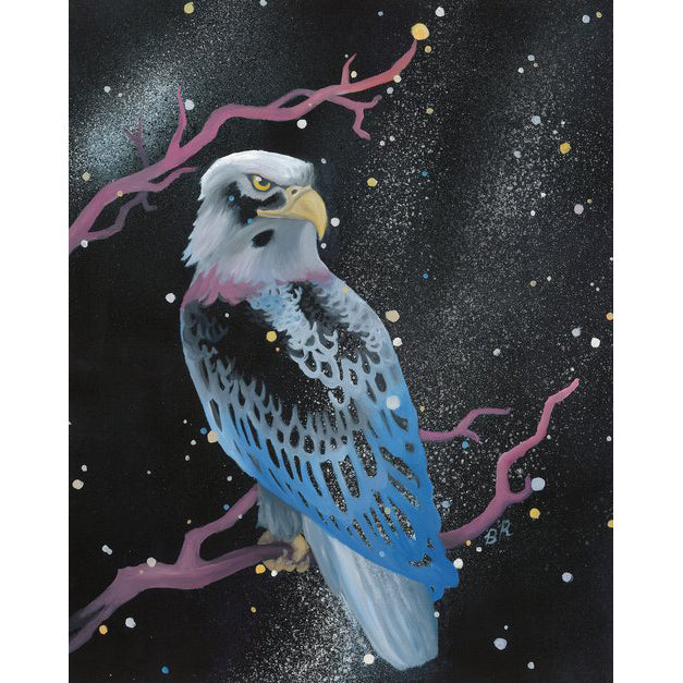 Lady Liberty - Celestial Bald Eagle Print