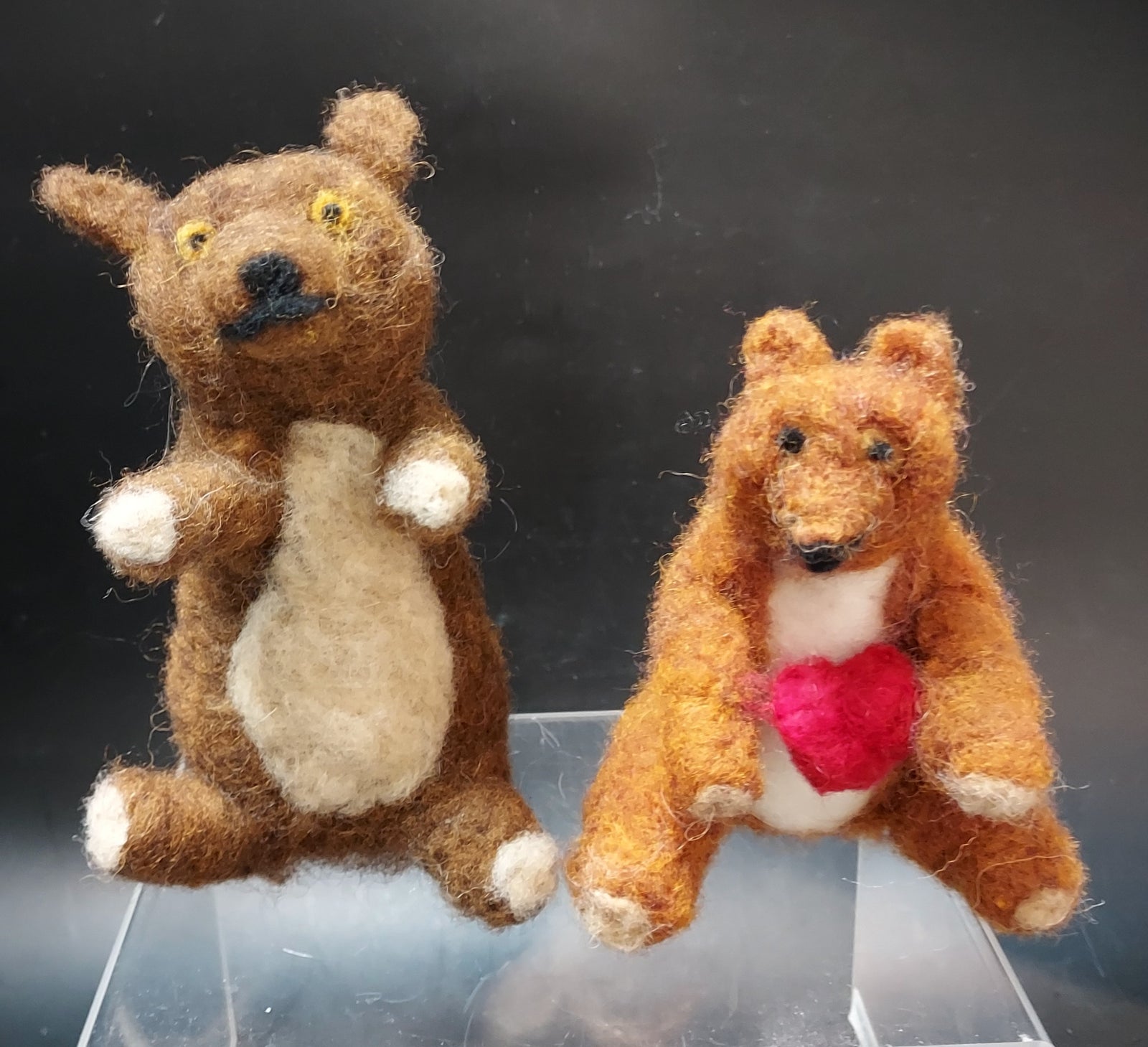 Needle-Felted Bear with Heart- Sun. 2.8.26 @ 10:30A