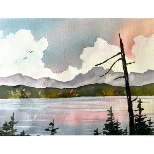 Beginning watercolor- Colorado Landscape Art Class  Sat. 3.22.25 @ 1P