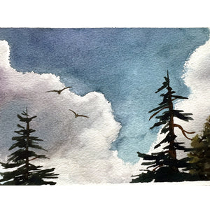 Beginning watercolor- Colorado Landscape Art Class  Sat. 3.22.25 @ 1P