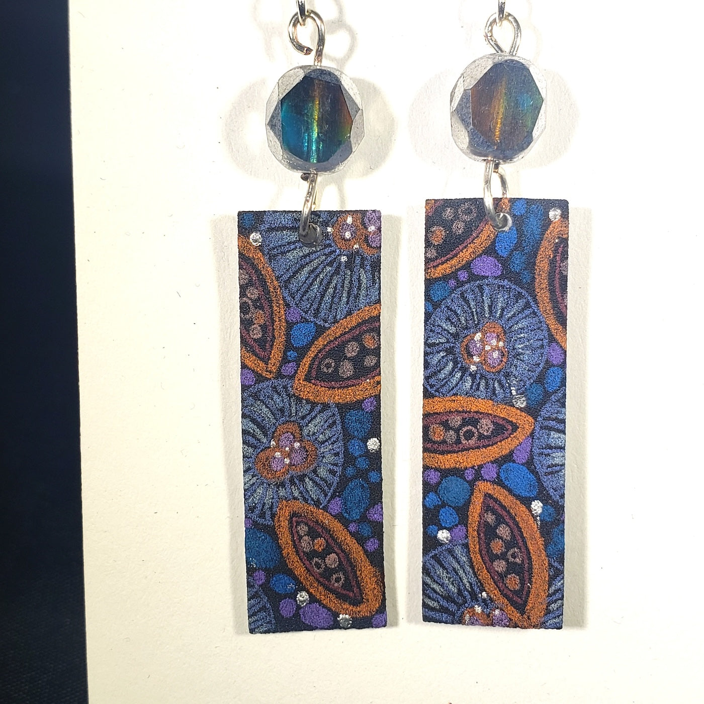 Blue Flower earrings