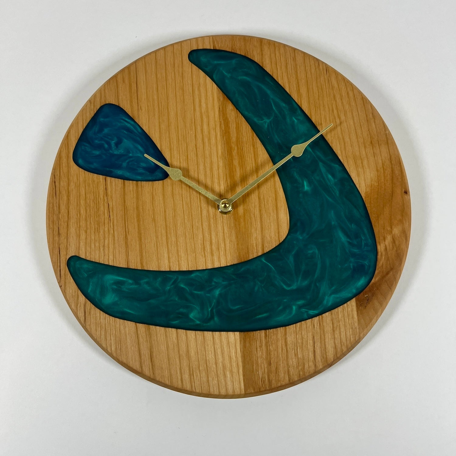 Boomerang Swoosh Wall Clock