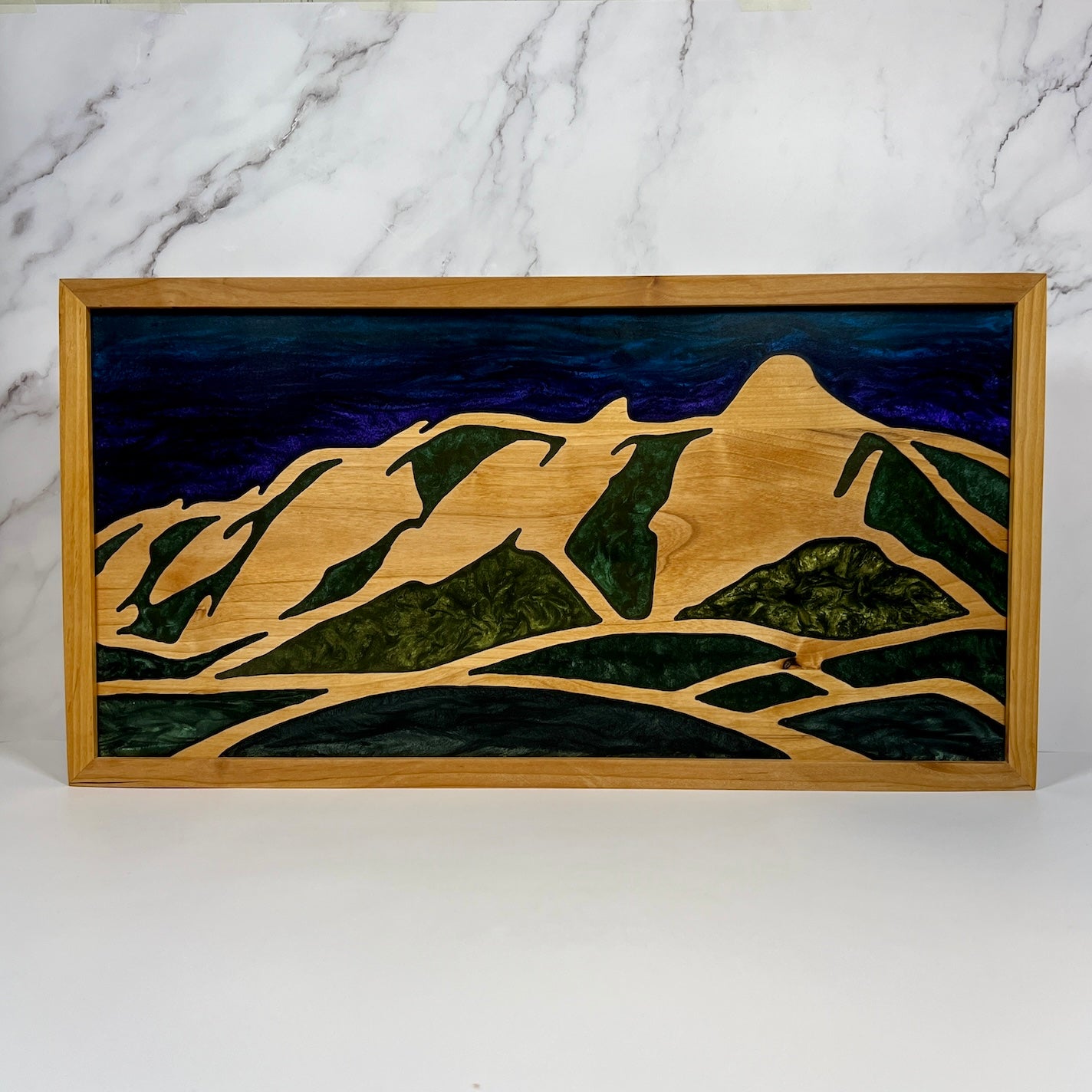 Boulder Flatirons in Evening