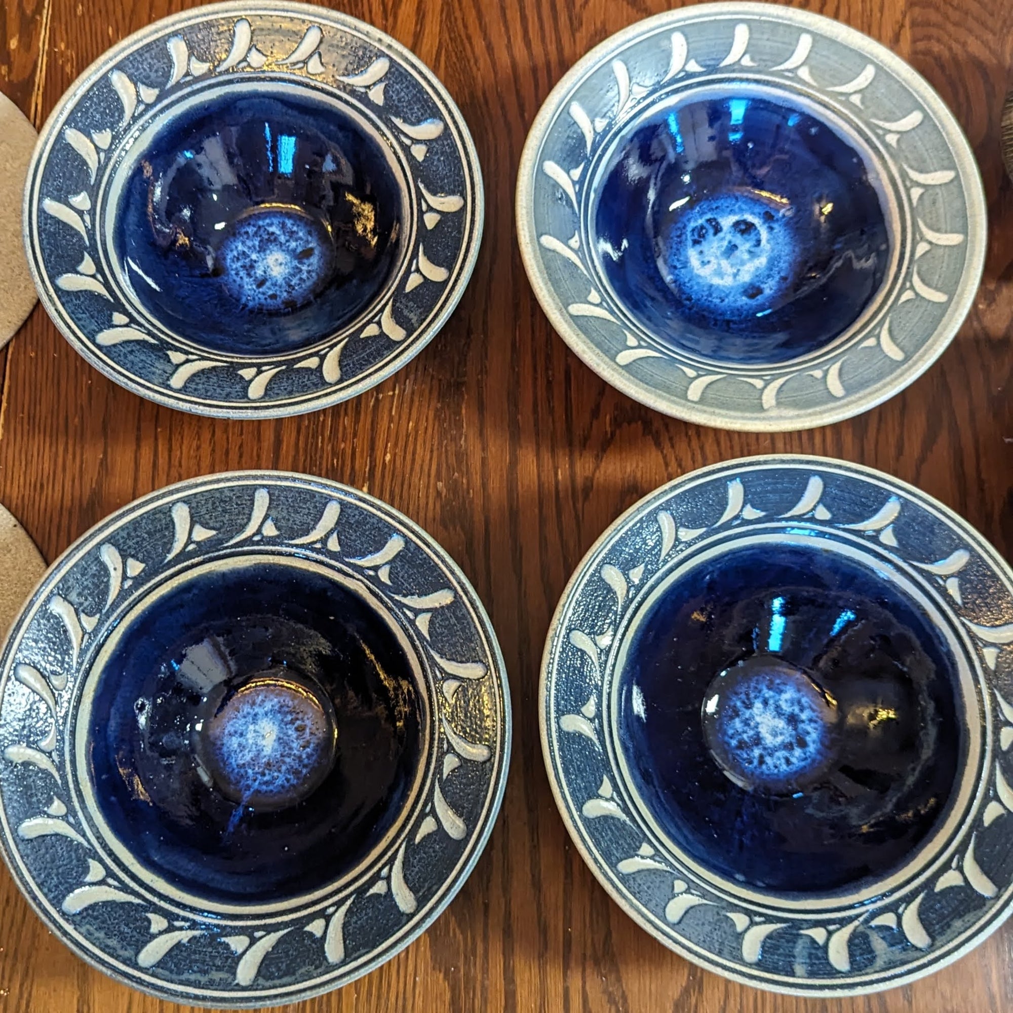 Bowl, Medium, Cobalt Flare