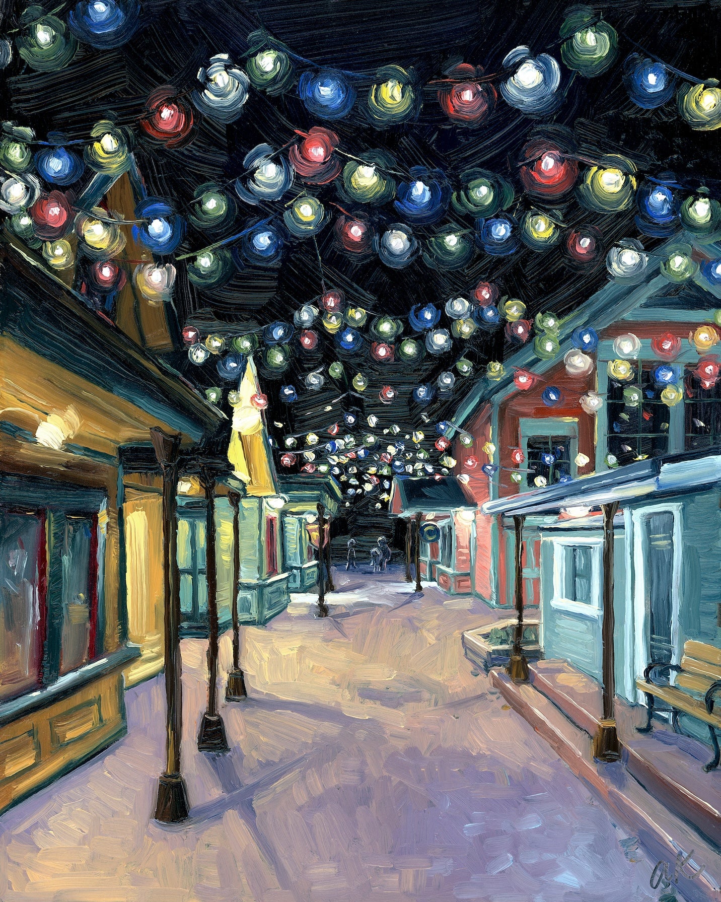 Breckenridge Aglow-print on demand