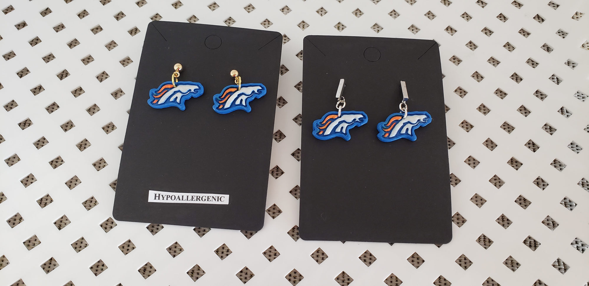 Broncos Earrings