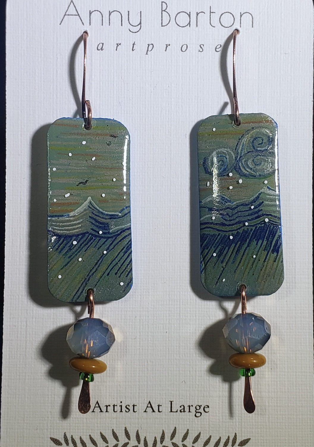 C13 Winters' Shadows earrings