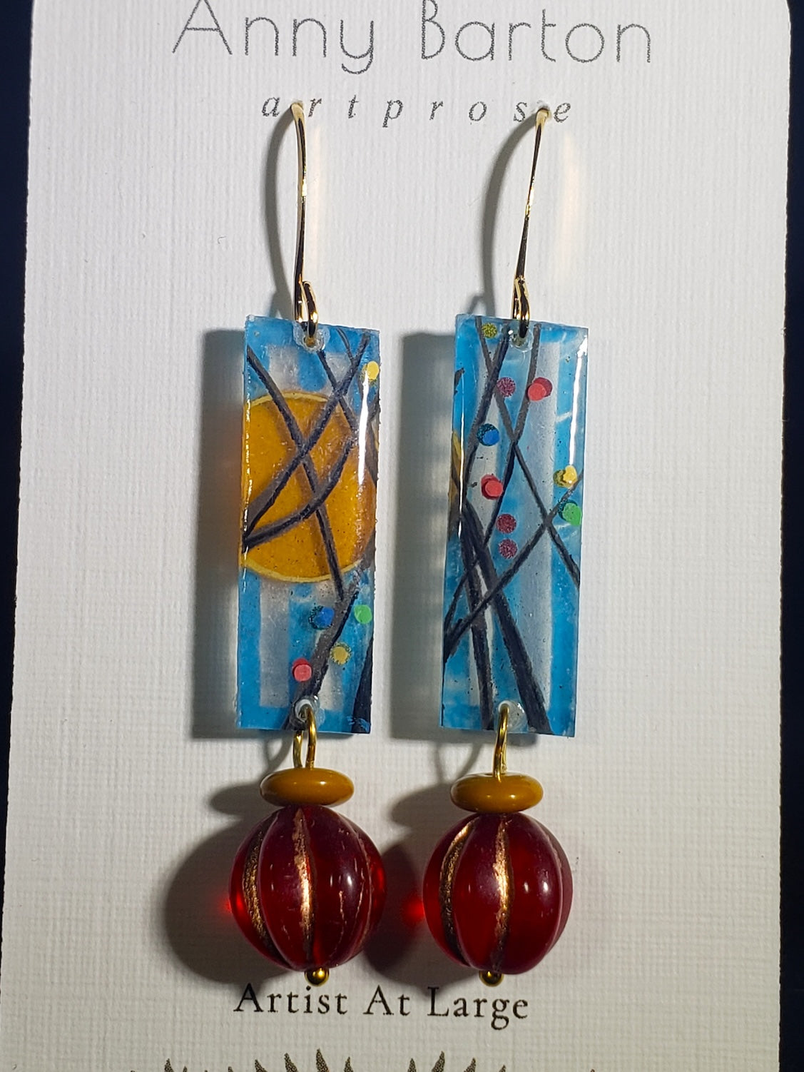 C14 Winters' Shadows earrings