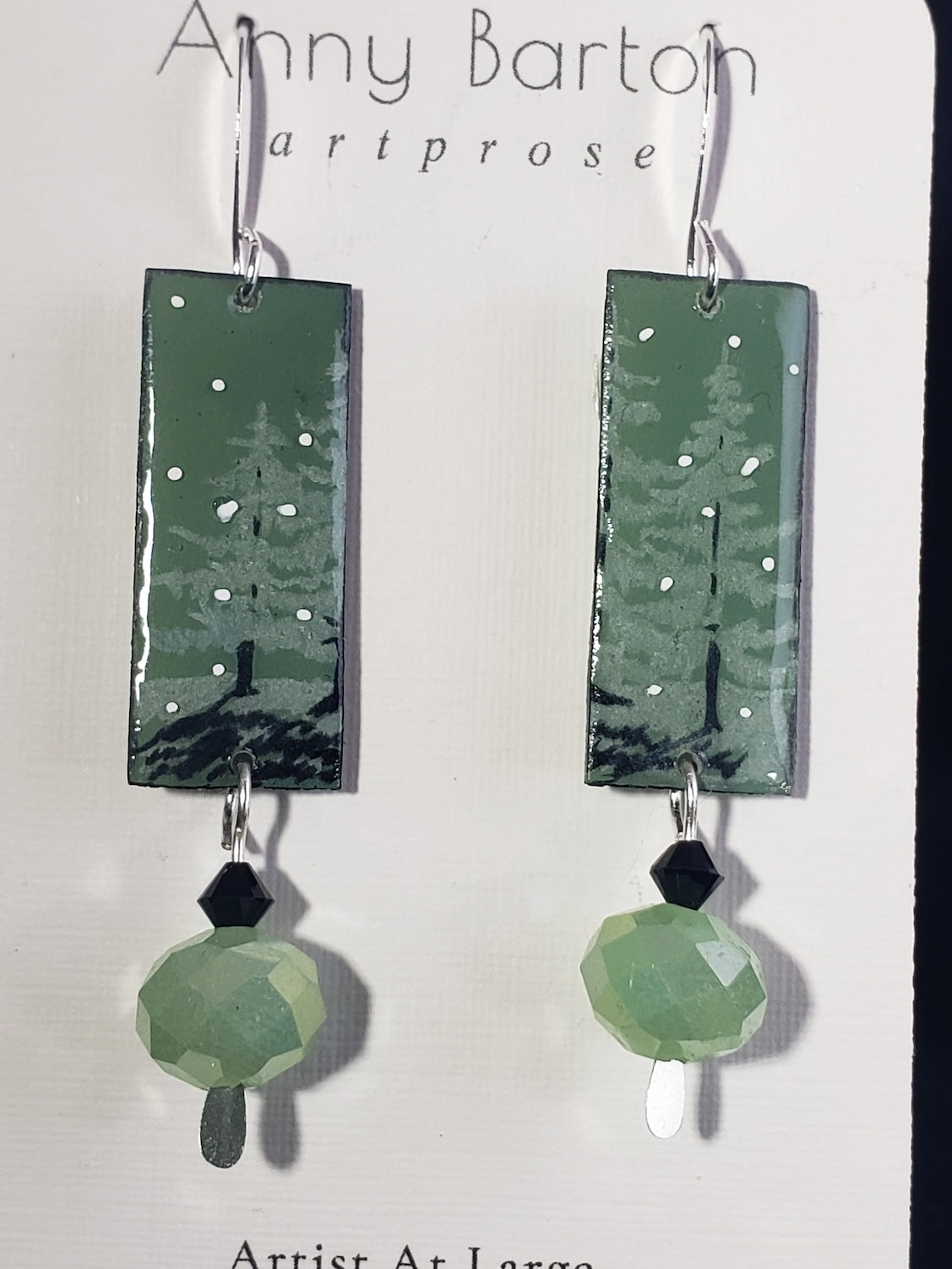 C15 Winters' Shadows earrings