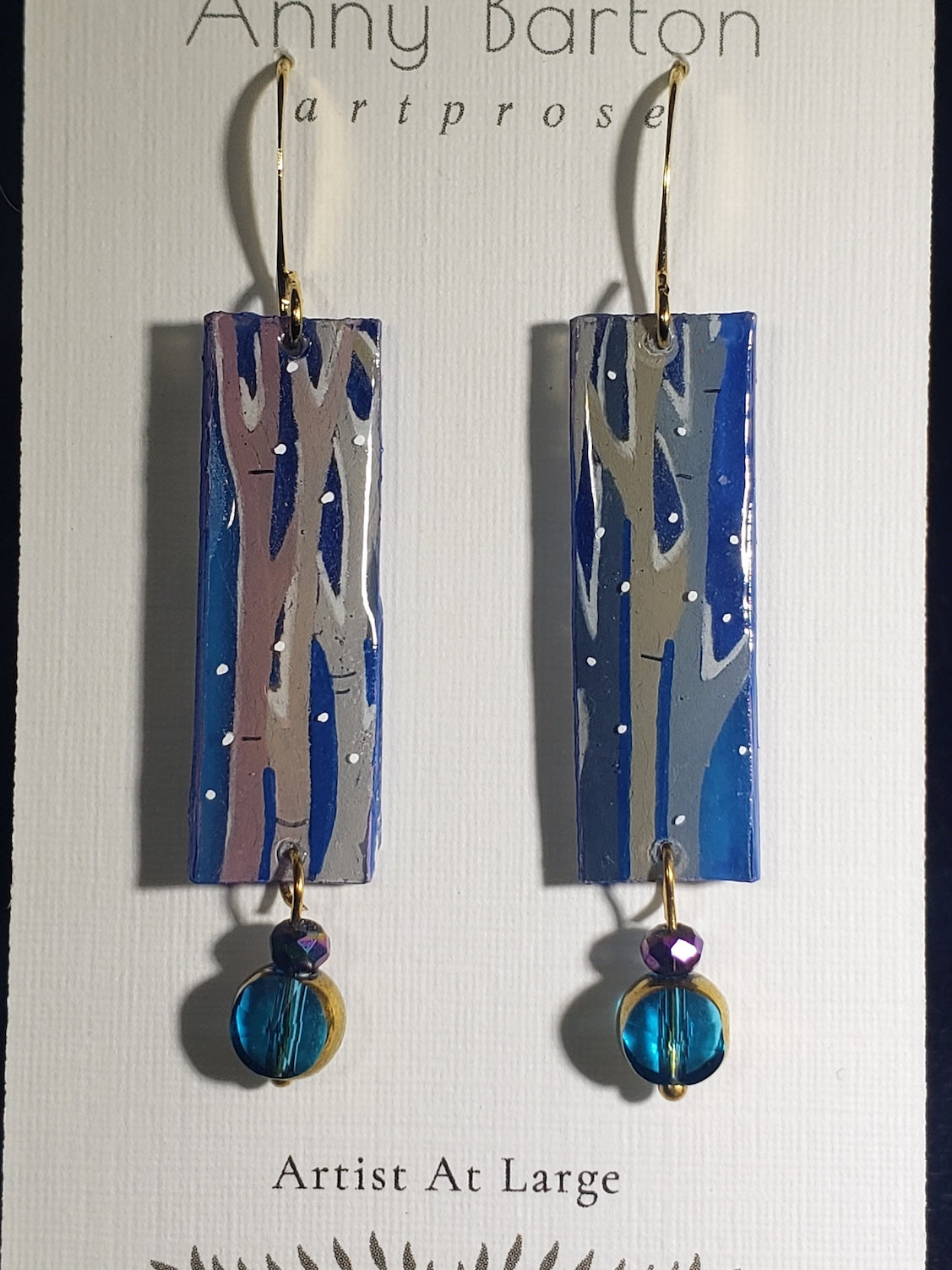 C16 Winters' Shadows earrings