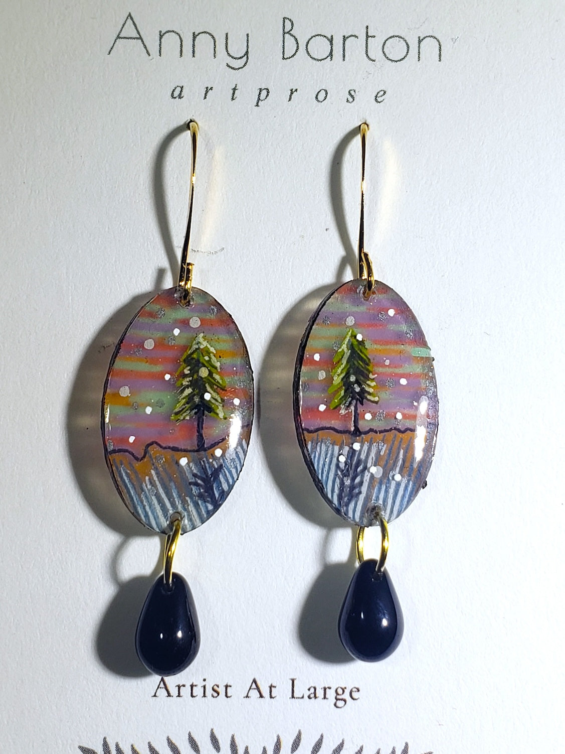 C17 Winters' Shadows earrings