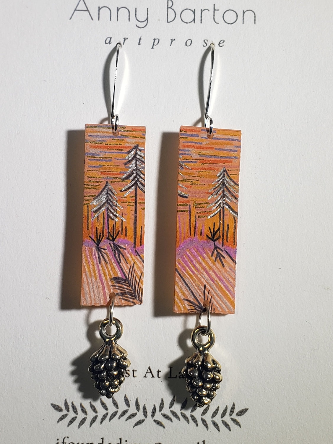 C19 Winters' Shadows earrings