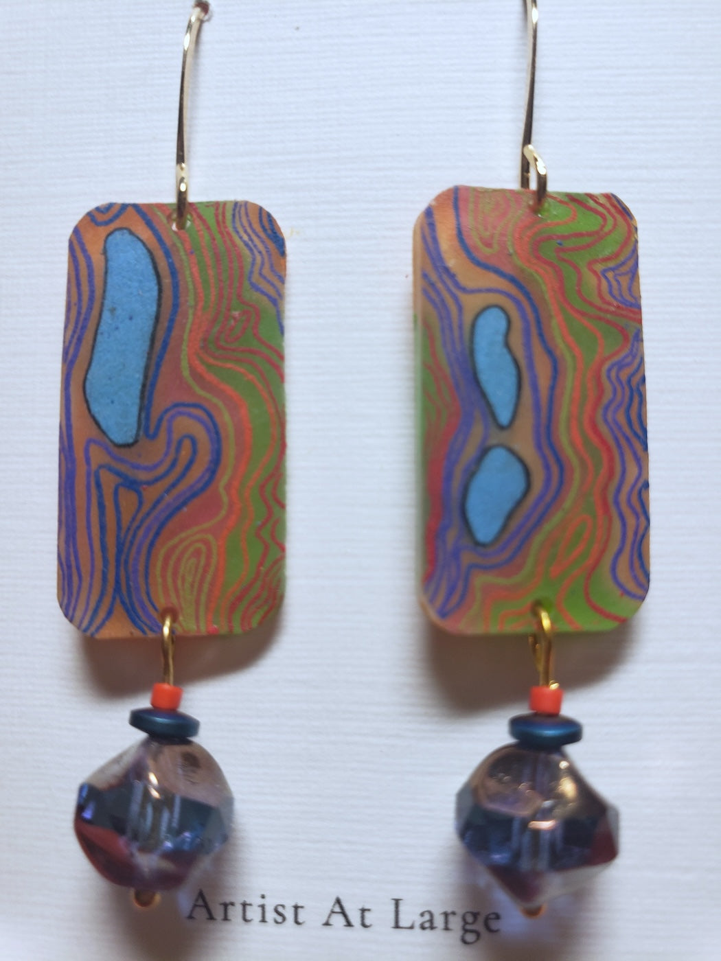 C39 Journey Bar earrings