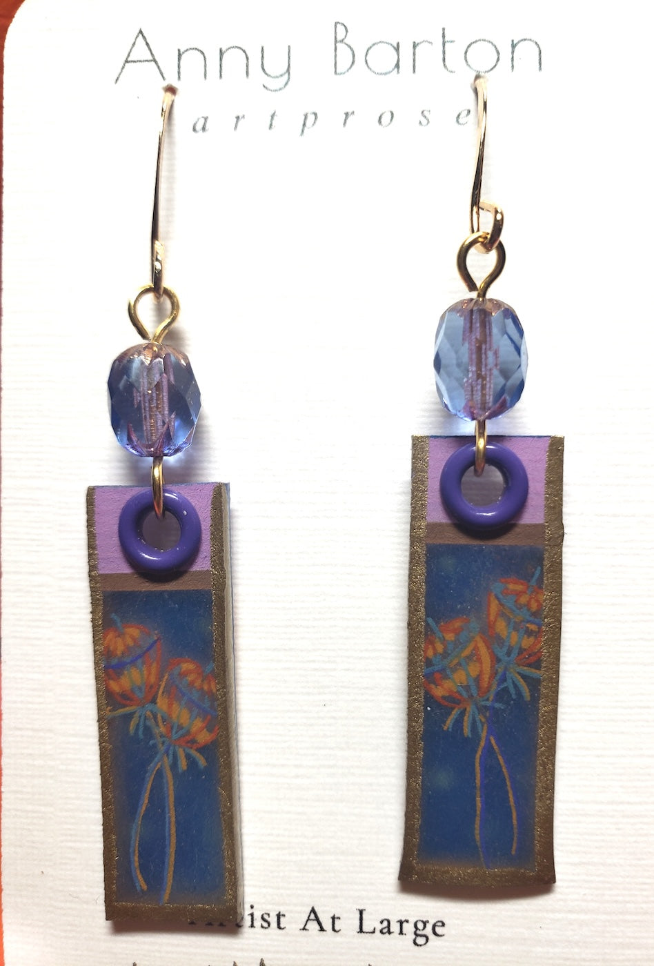 C40 Poppy Seed earrings