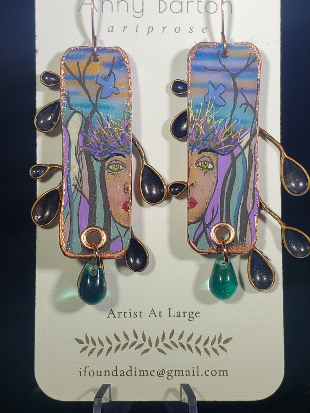 C50 Forest Nymph earrings