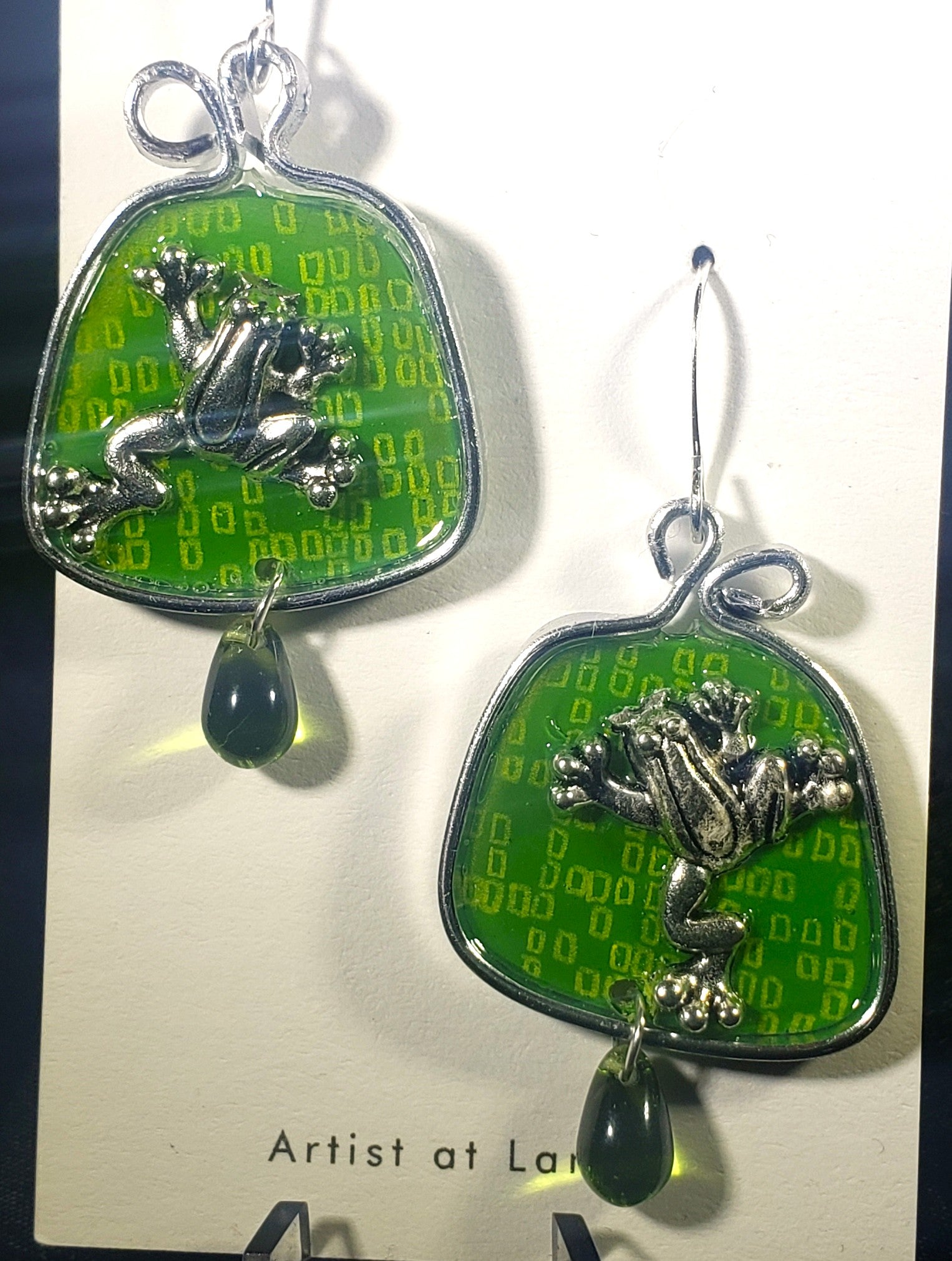 C99 Frog earrings