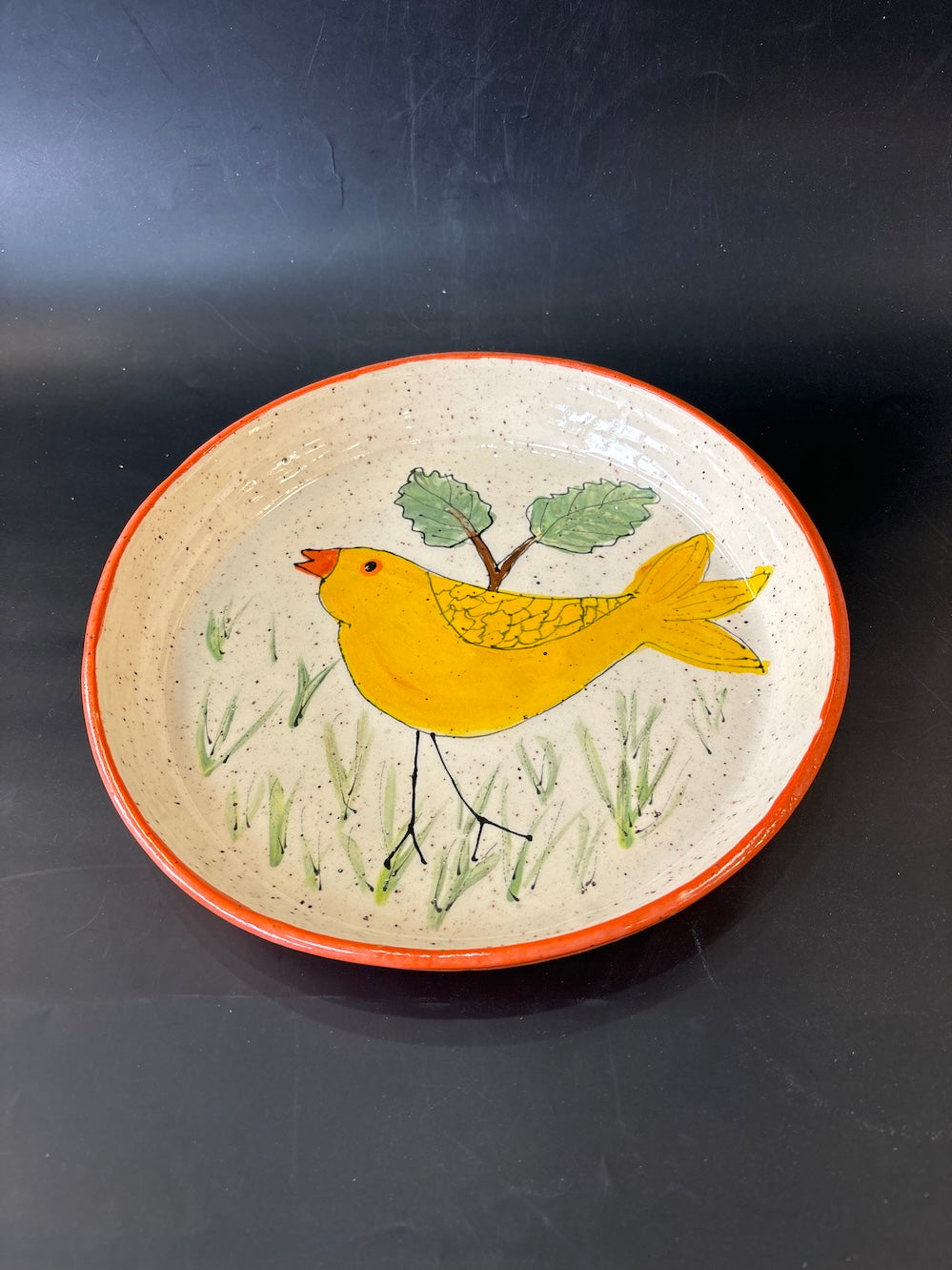 Canary pie plate