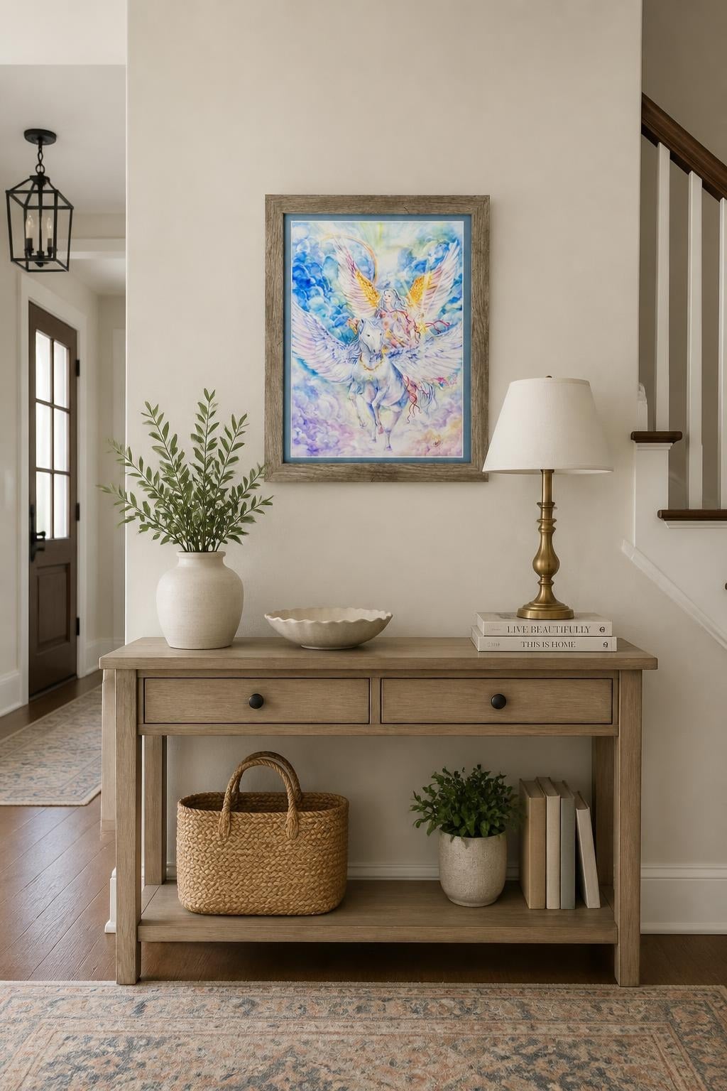 Star-Bearer & Unicorn Framed Print • Online Exclusive
