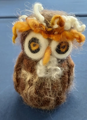 Needle-Felted Owl Art Class - Saturday 9.5.26 @ 10:00am