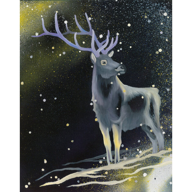 Rocky Mountain Royal - Celestial Elk Giclee Print