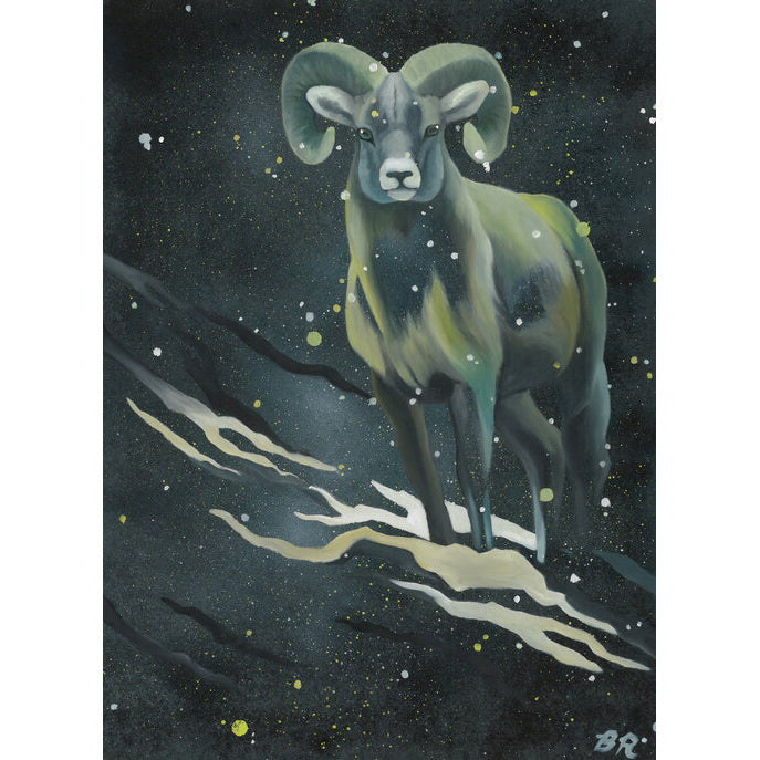 Celestial Ram - Matted Print