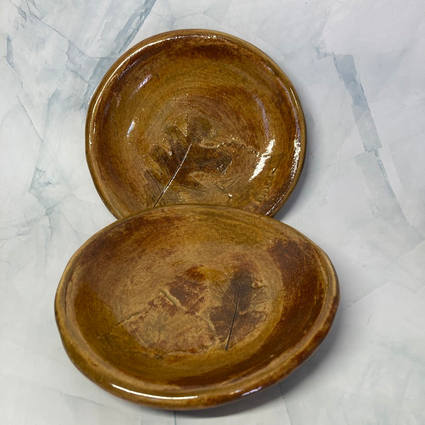 Ceramic plates_Meadows_fall leaves