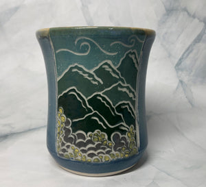 Ceramic mug_Meadows_alpine wildflowers