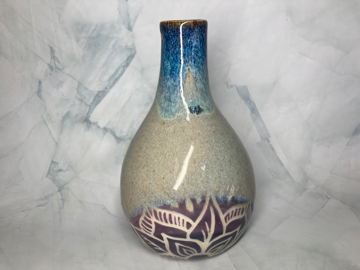 Ceramic vase_Meadows_floral