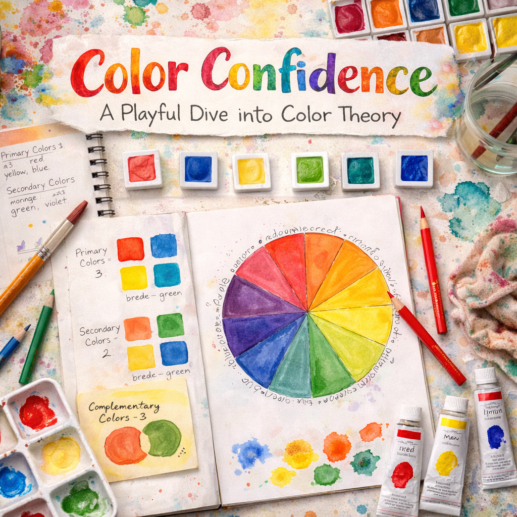 Color Confidence: A Playful Dive into Color Theory Art Class Fri. 10.2.26 @ 10:30 A