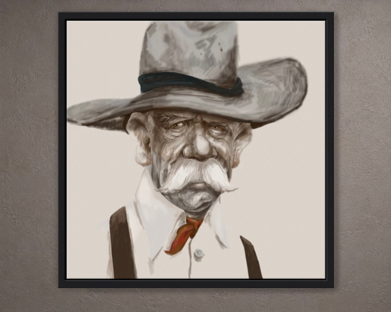 Cowboy | 16x16" Open Edition Canvas