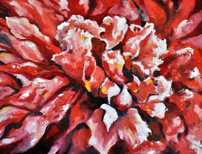 CRIMSON-Framed Oil Painting