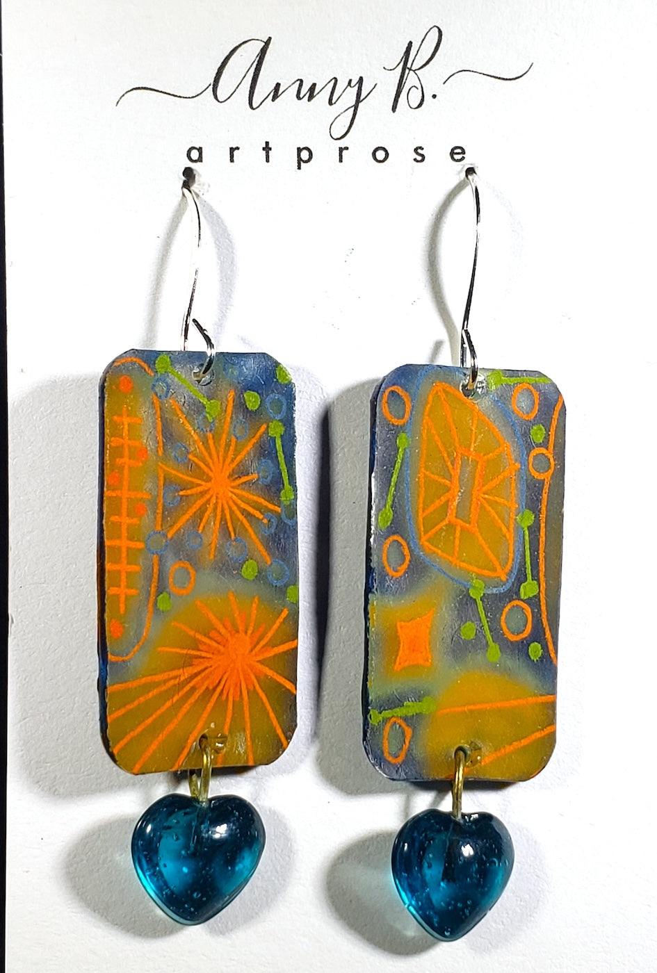 D09 Atomic earrings