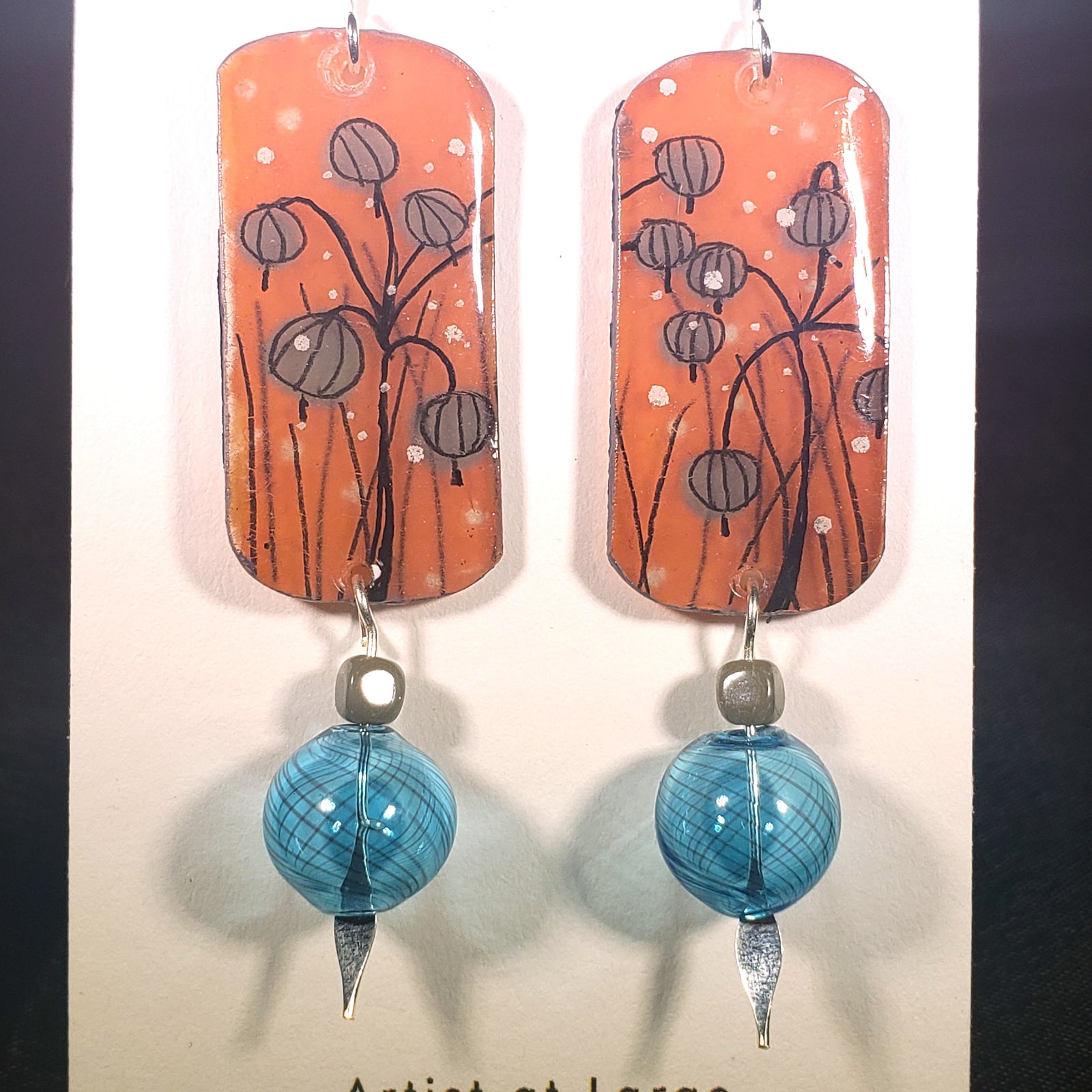 D34 Seed Bubble earrings