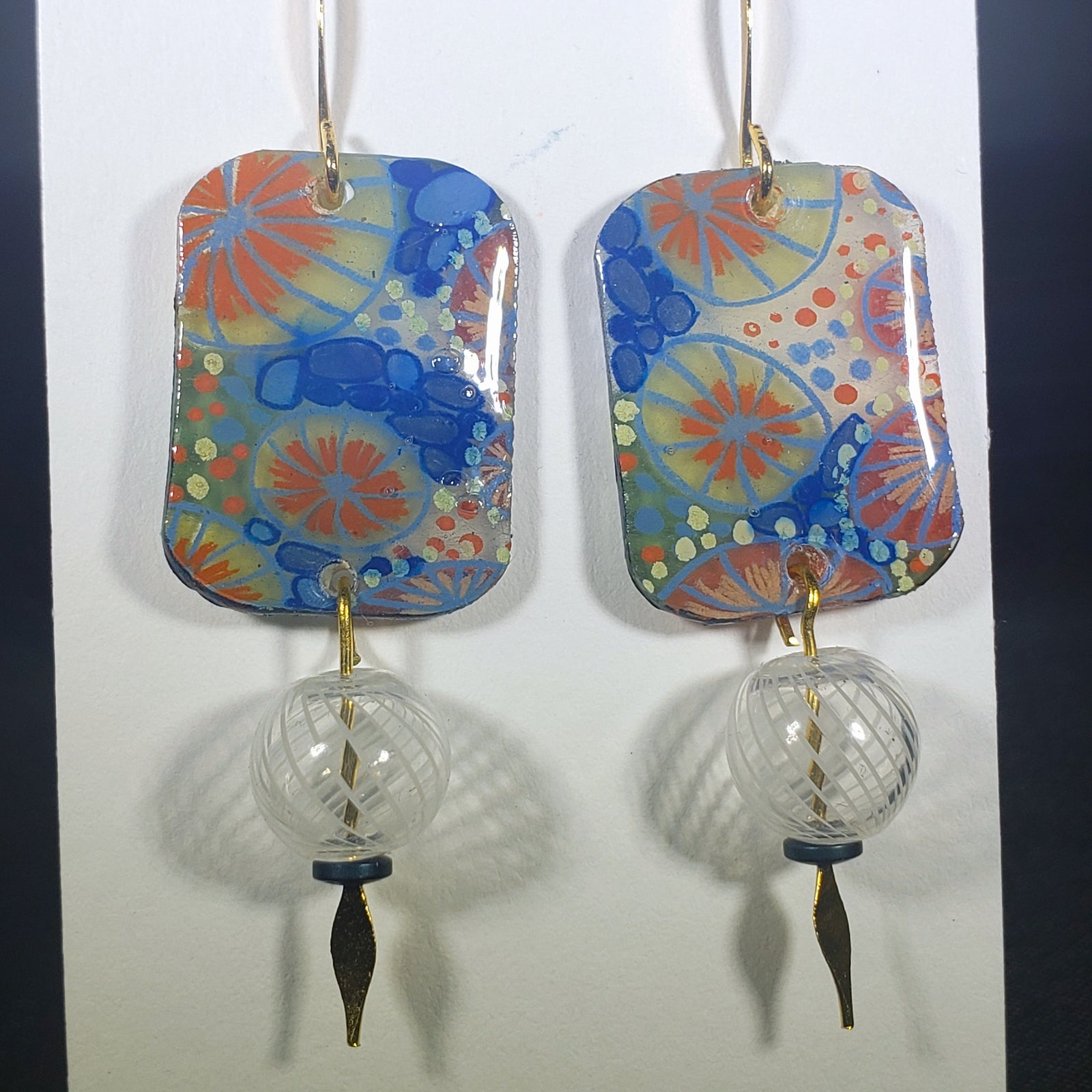 D35 Bubble Anemone earrings