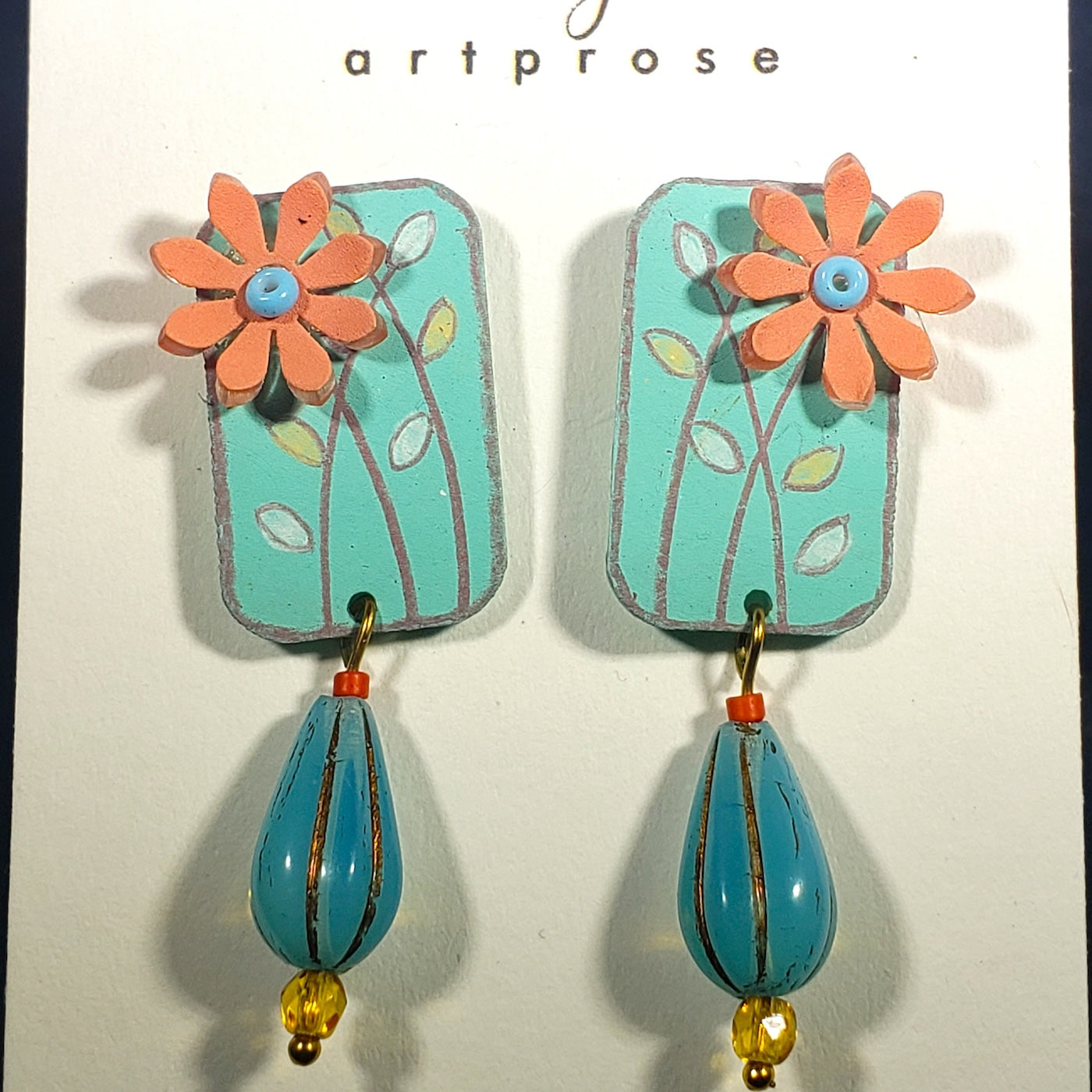 Pastel Florals Post Earrings