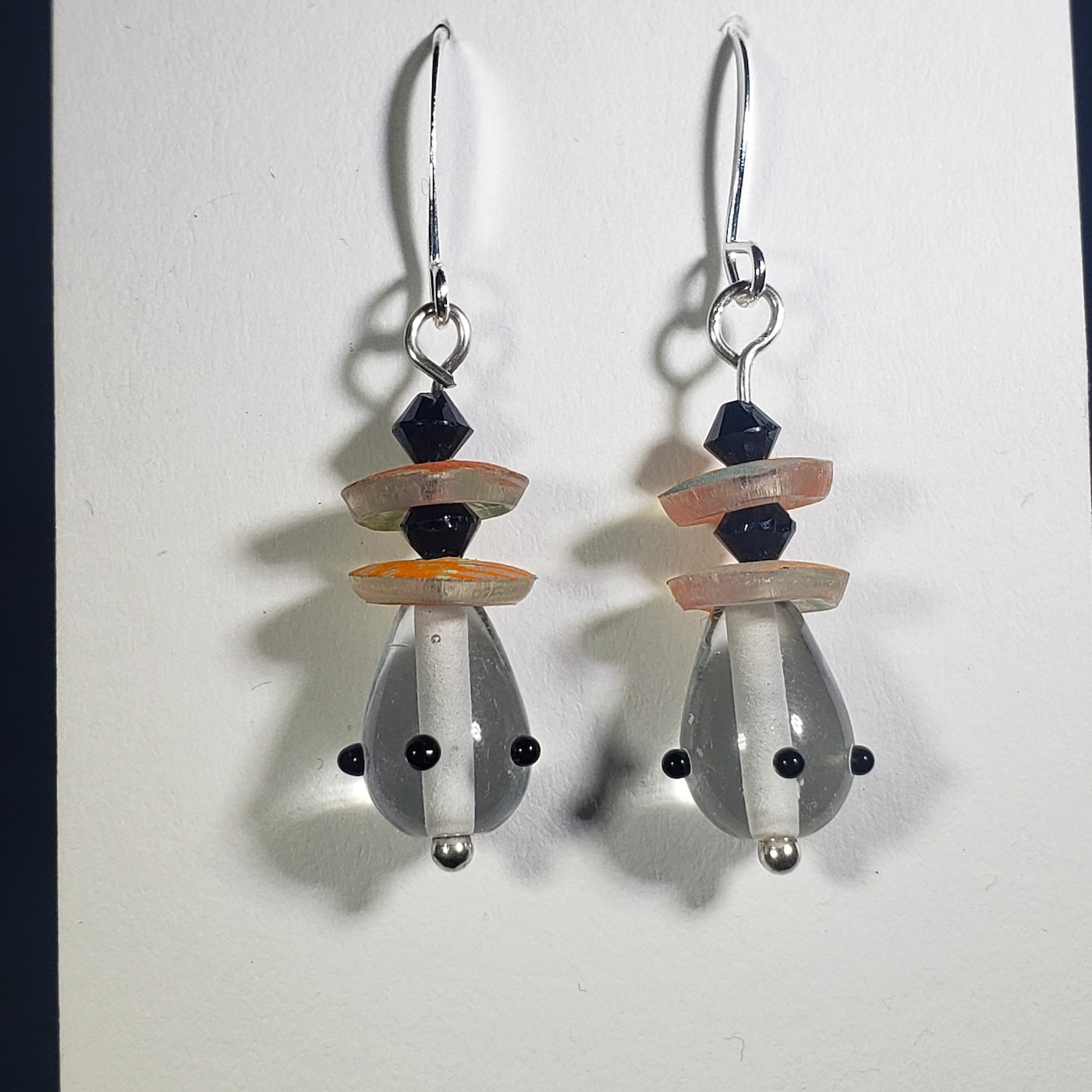 Polka Dot Tiered Earrings