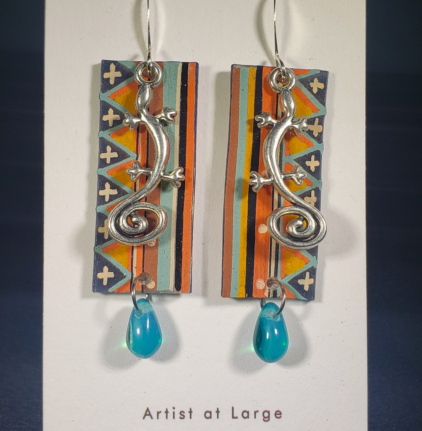 Gecko Earrings