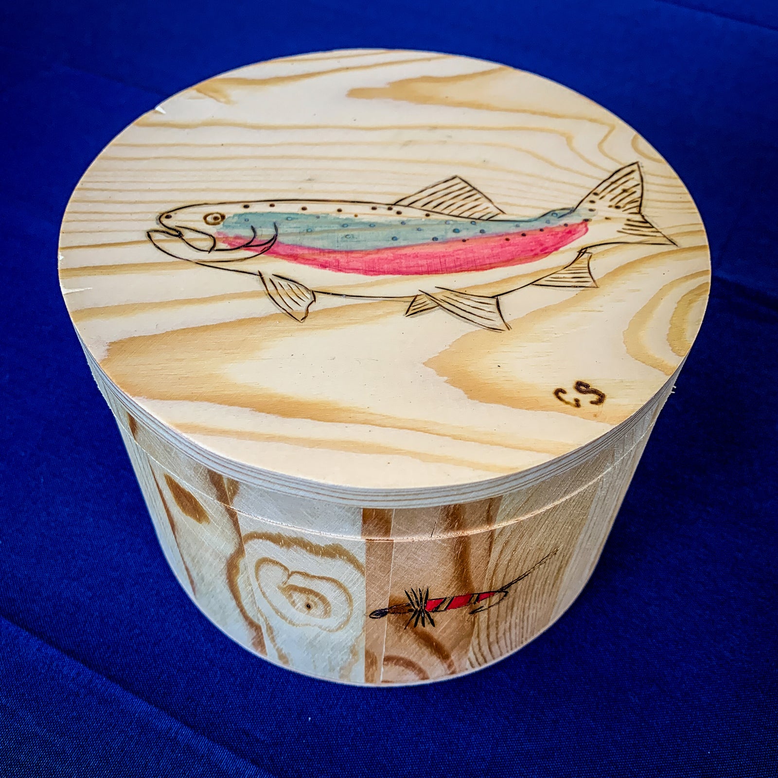 Round Fish box 6 inch diameter