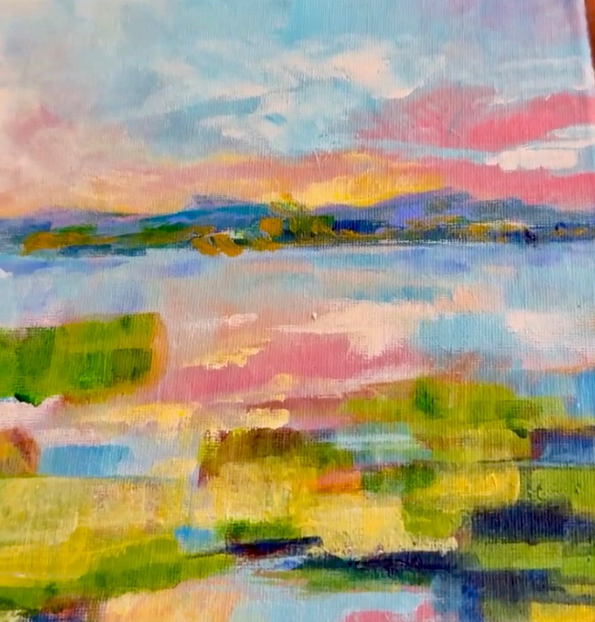 Abstract Landscape Art Class Tues. 2.24.26 @ 10A