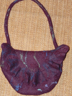 Easy Hand Purse Wet Felted Art Class Sat. 1.10.26 @ 10A