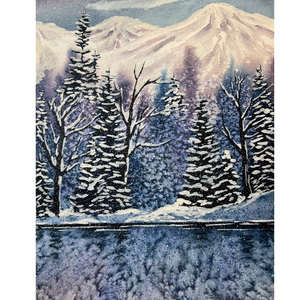 Snow Anyone? Watercolor 102 Art Class - Fri. 3.14.25 @ 1P