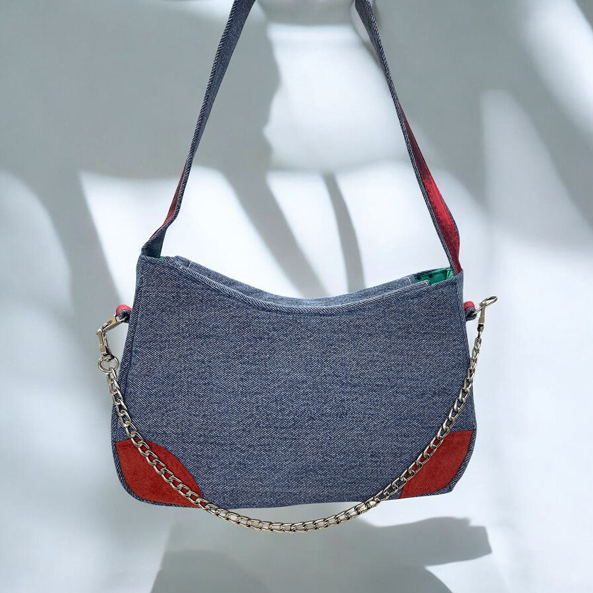 Denim Twilight Shoulder Bag