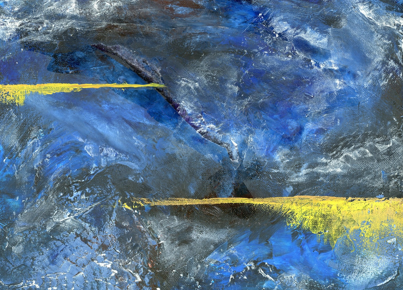 Depth, Abstract Mixed Media