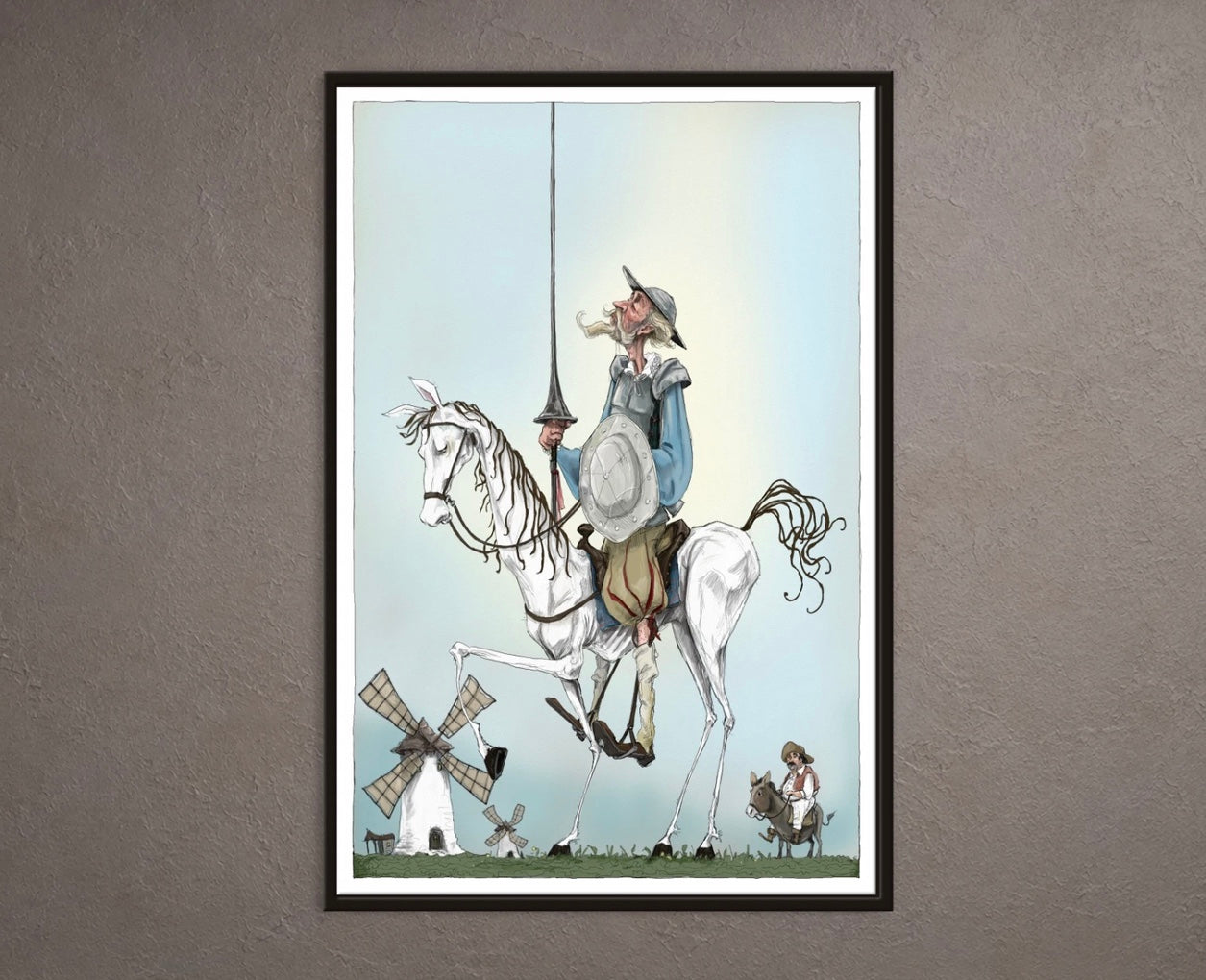 Don Quixote | 12x18" .75thick Canvas