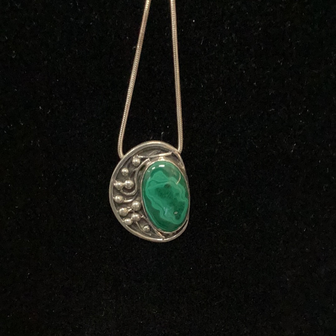 Necklace Malachite