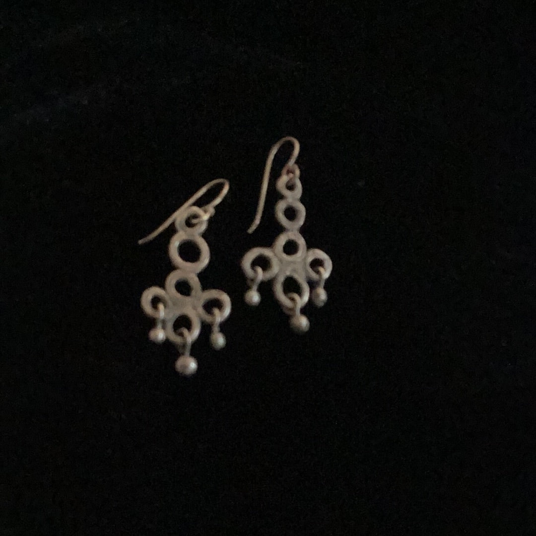 Earrings Metal Loops