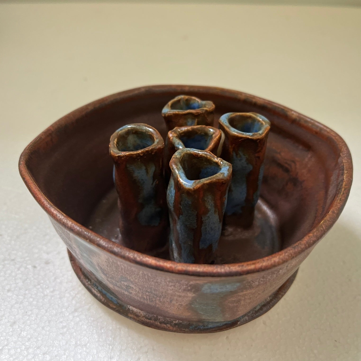 Copper 5 Stem Flowerpots