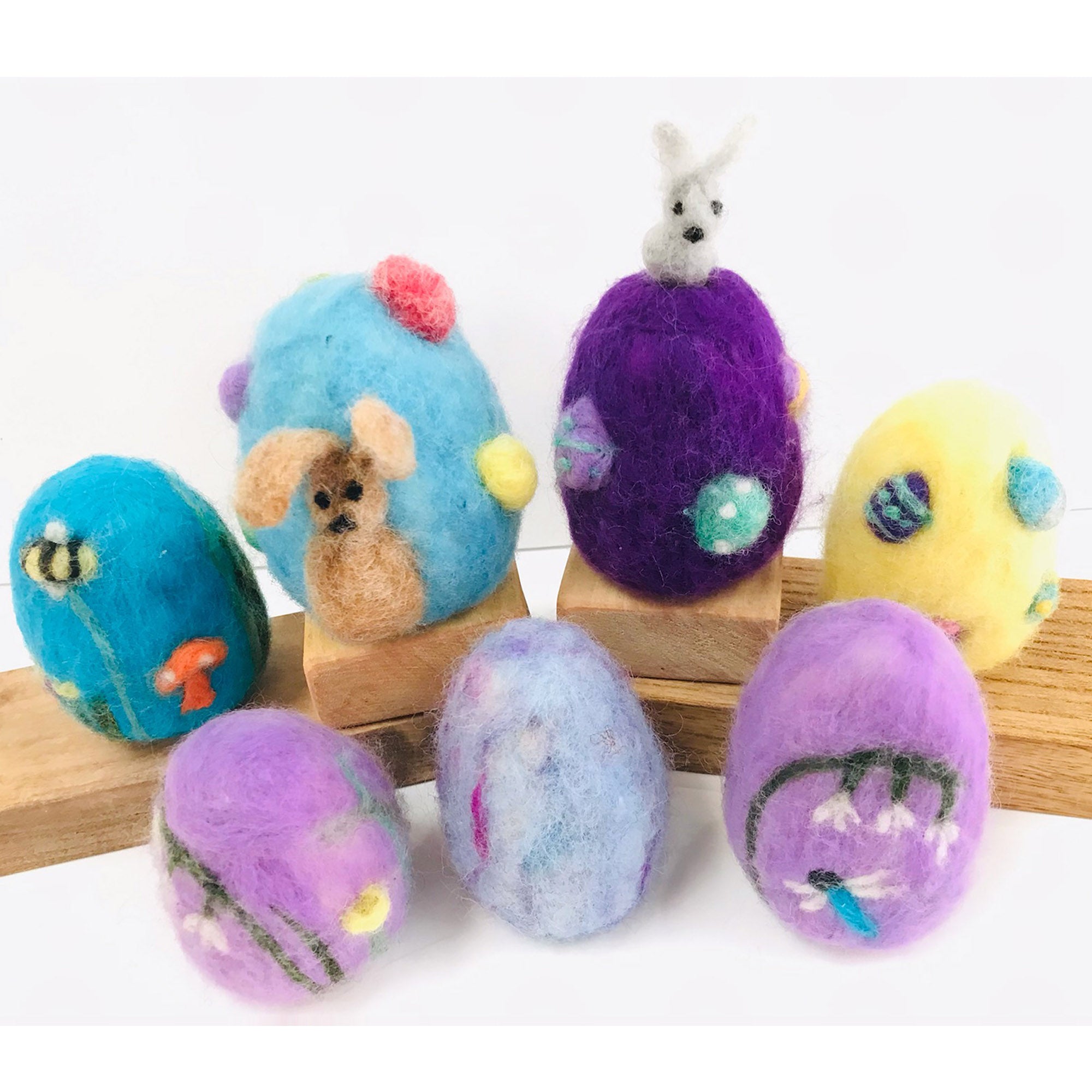 Needle-Felted Easter Eggs- Sat. 3.23.24 @ 10:30A