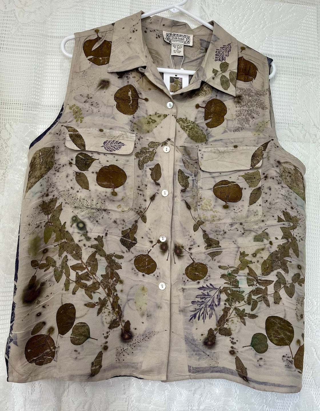 Eco print upcycled kk