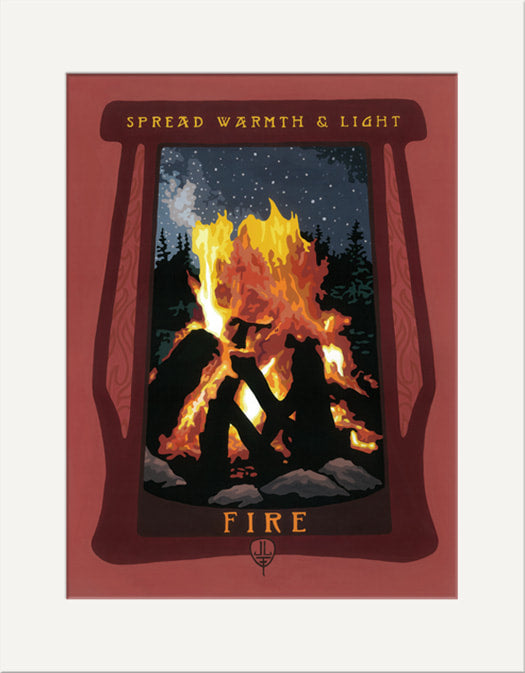 Element/Fire- Matted Print